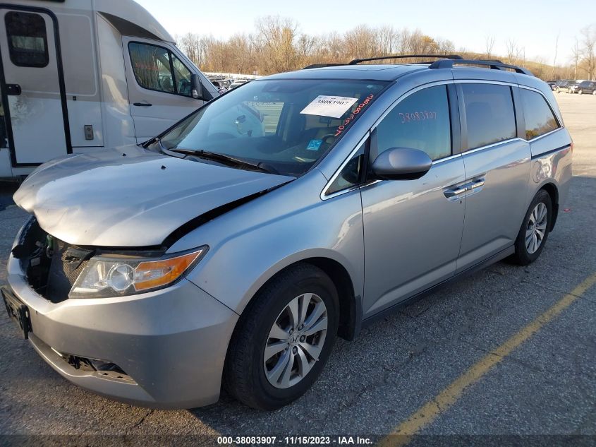 2016 HONDA ODYSSEY EX-L - 5FNRL5H61GB154507