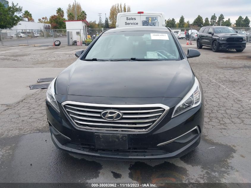 2016 HYUNDAI SONATA SE - 5NPE24AF0GH350168