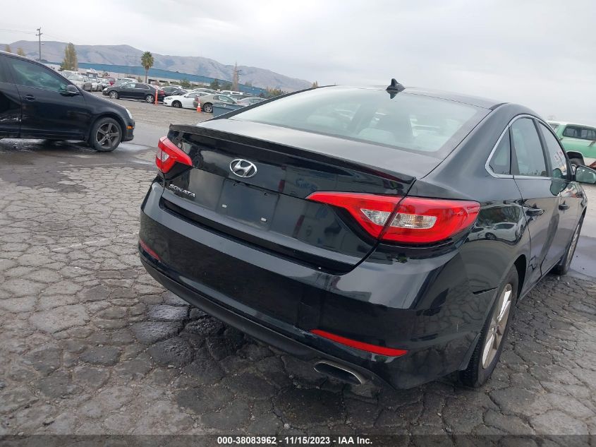 2016 HYUNDAI SONATA SE - 5NPE24AF0GH350168