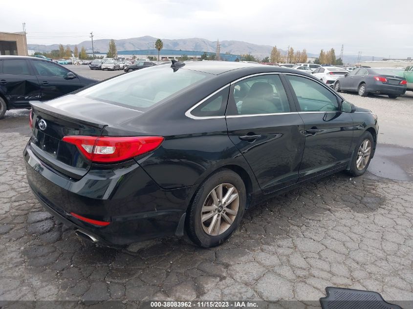 2016 HYUNDAI SONATA SE - 5NPE24AF0GH350168