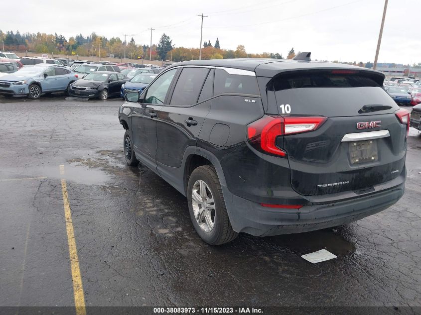 2022 GMC TERRAIN AWD SLE - 3GKALTEV2NL162518