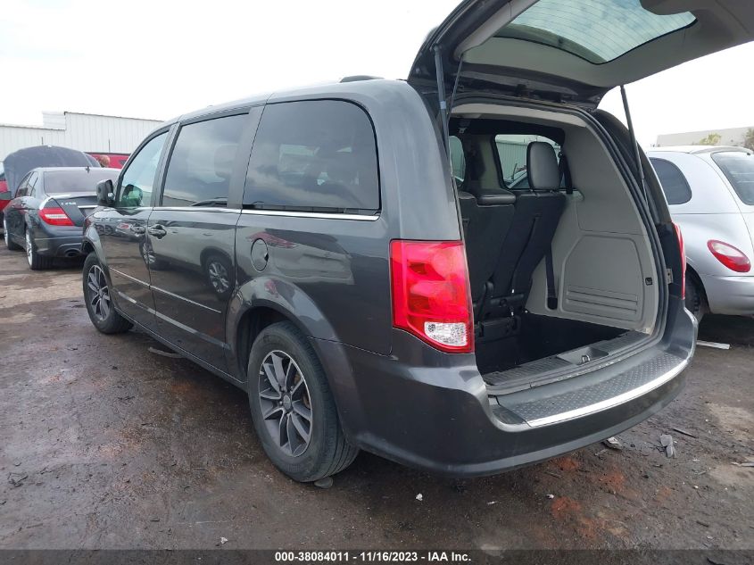 VIN 2C4RDGCG3HR689918 2017 DODGE GRAND CARAVAN SXT