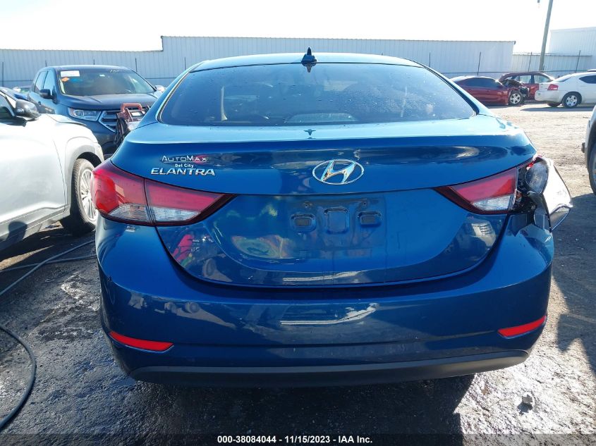 2016 HYUNDAI ELANTRA SE/SPORT/LIMITED - KMHDH4AE4GU634924