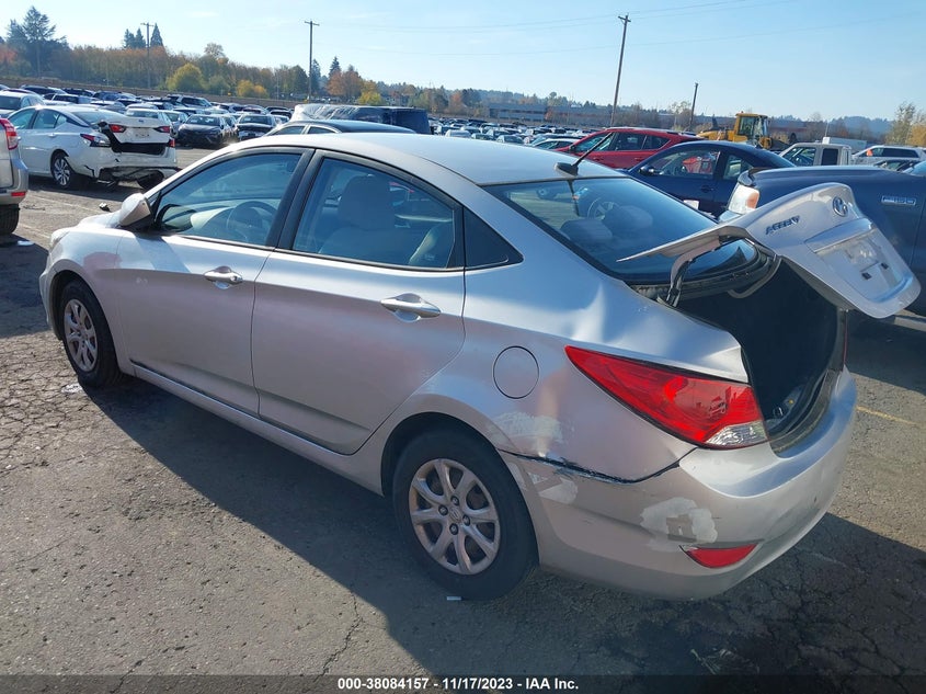 2012 HYUNDAI ACCENT VIN: KMHCT4AE3CU181643
