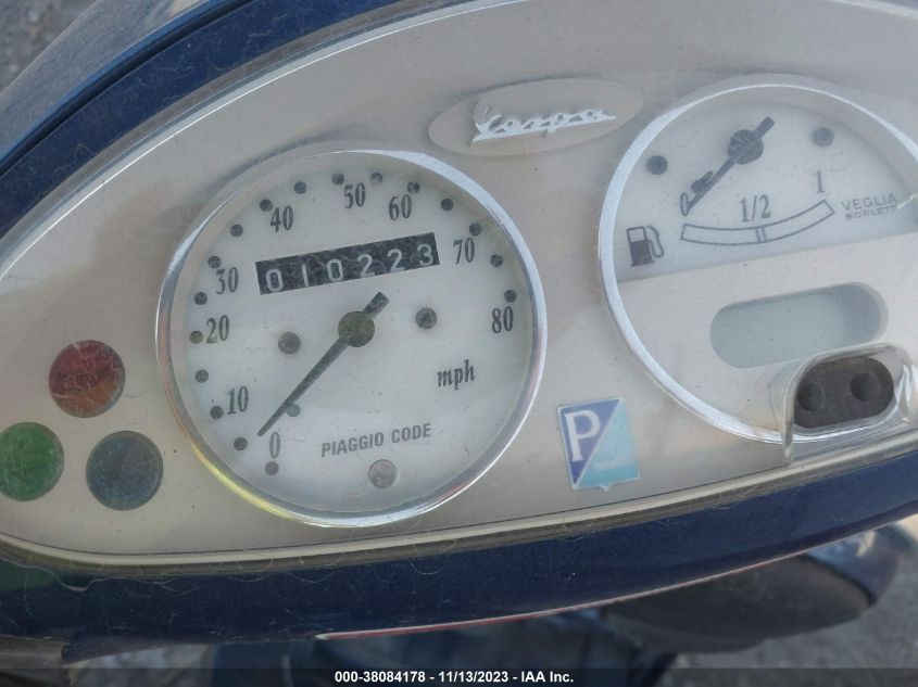 2005 VESPA M198F ZAPM198F655013484