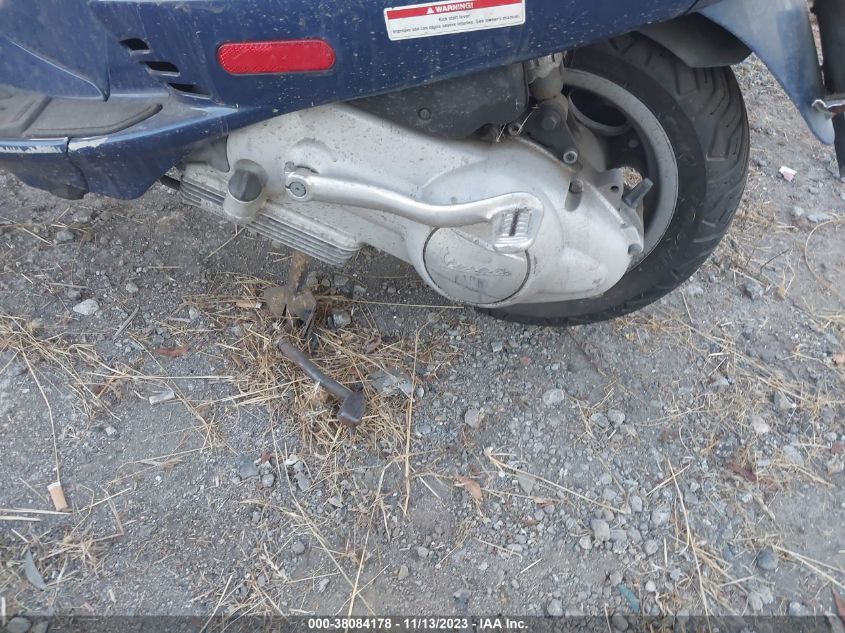 2005 VESPA M198F ZAPM198F655013484