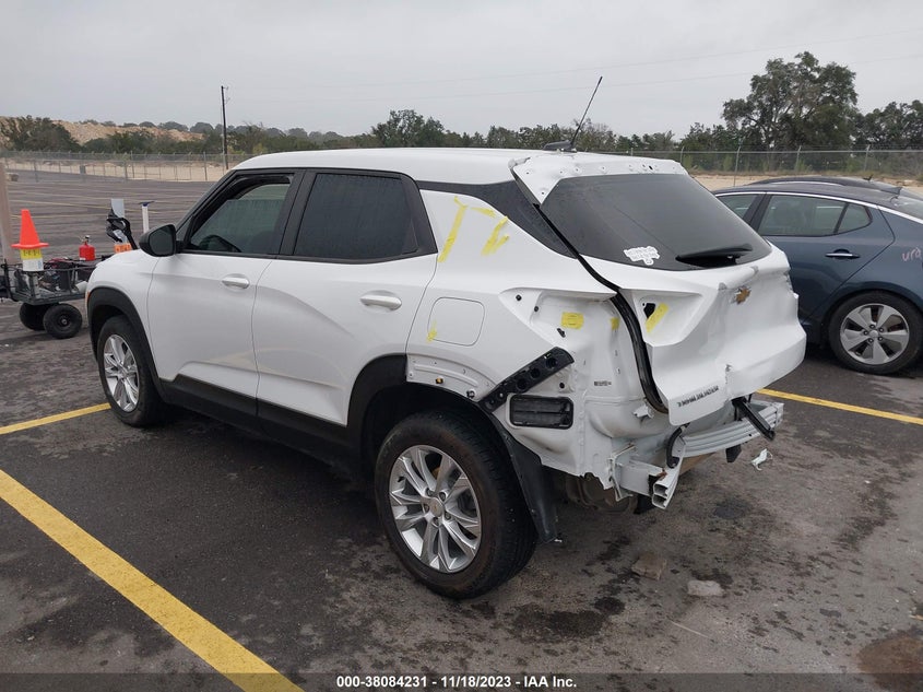 VIN KL79MMS29MB019624 2021 CHEVROLET TRAILBLAZER FWD LS