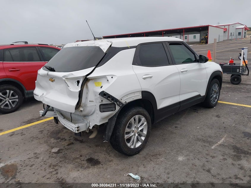 VIN KL79MMS29MB019624 2021 CHEVROLET TRAILBLAZER FWD LS