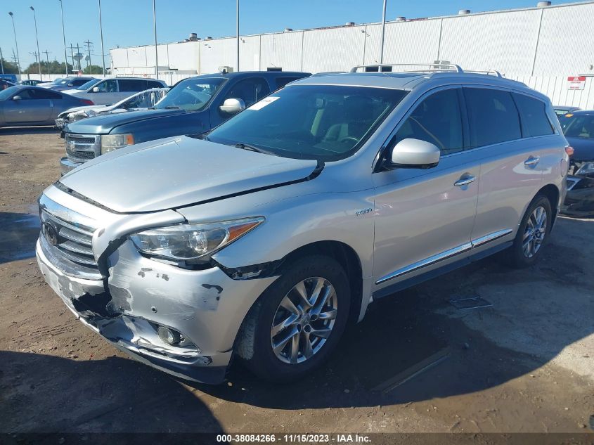 2014 INFINITI QX60 HYBRID HYBRID 5N1CL0MN6EC516214