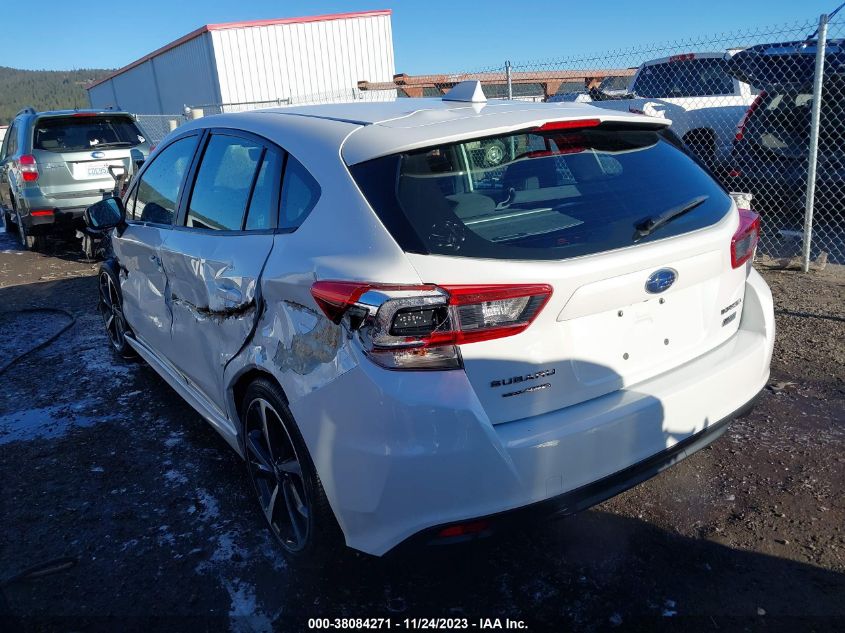 VIN 4S3GTAM67P3701881 2023 SUBARU IMPREZA SPORT 5-DOOR
