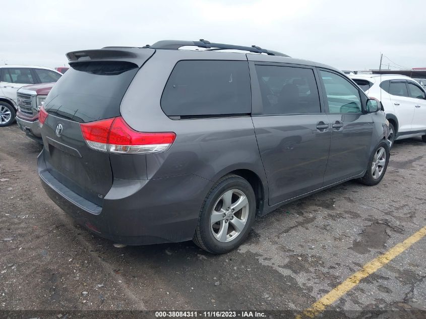 2014 TOYOTA SIENNA LE - 5TDKK3DCXES477712