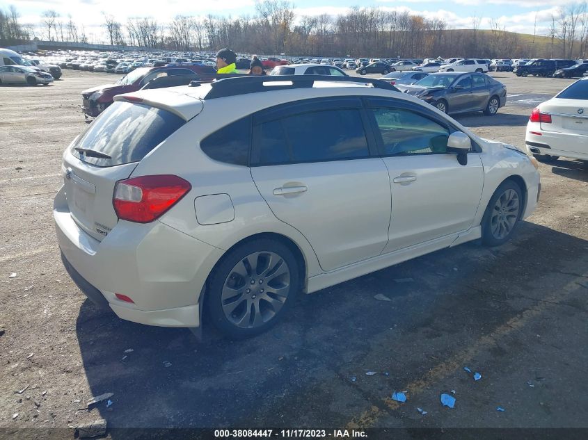 2013 SUBARU IMPREZA 2.0I SPORT PREMIUM - JF1GPAL62D2898908