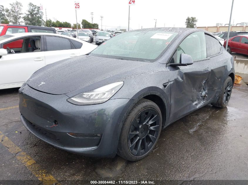 VIN 5YJYGDEE5MF140305 2021 TESLA MODEL Y