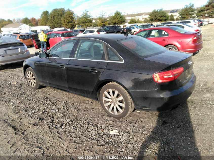 2013 AUDI A4 2.0T PREMIUM - WAUBFAFL1DA150050