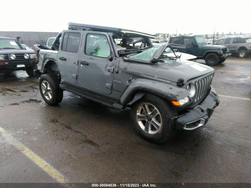 2022 JEEP WRANGLER UNLIMITED SAHARA - 1C4HJXEGXNW167615