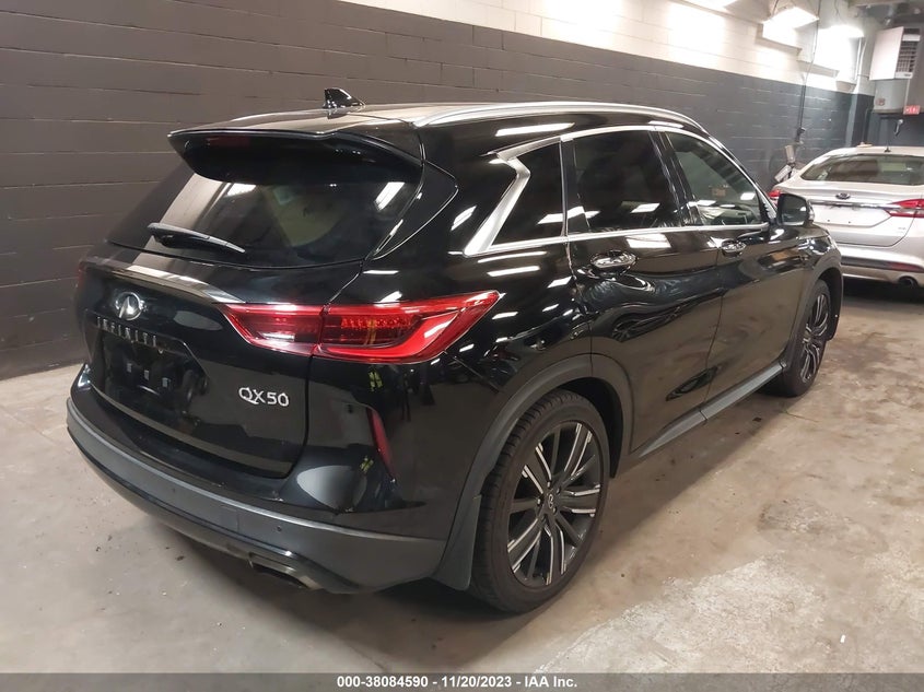 VIN 3PCAJ5BB9MF102336 2021 INFINITI QX50 LUXE AWD
