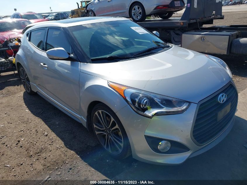 2016 HYUNDAI VELOSTER TURBO - KMHTC6AE0GU294631