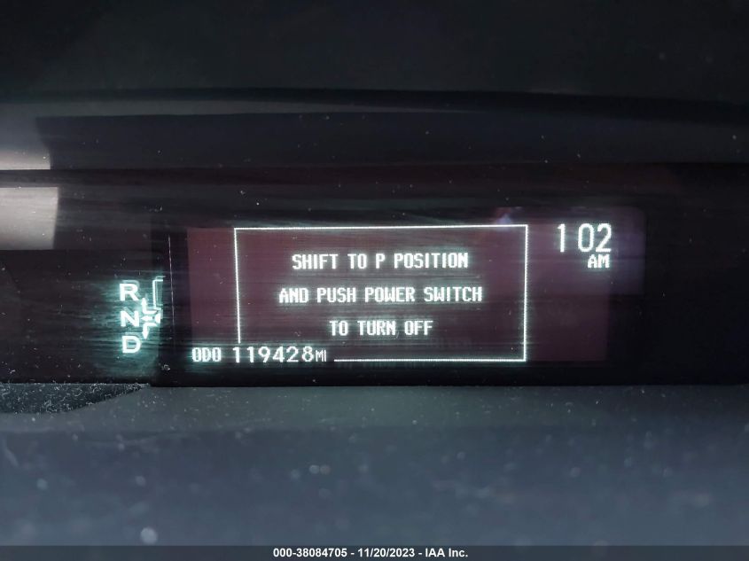 2013 TOYOTA PRIUS THREE - JTDKN3DU9D5681342