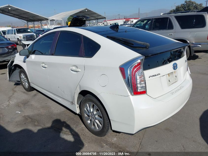 2013 TOYOTA PRIUS THREE - JTDKN3DU9D5681342