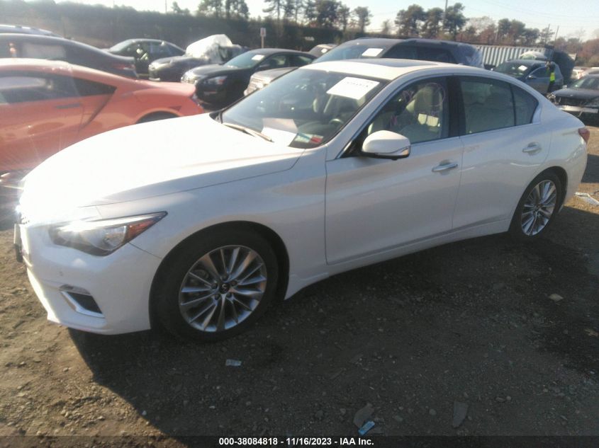 JN1EV7BRXMM755945 Infiniti Q50 LUXE AWD 2