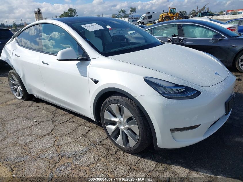 2022 TESLA MODEL Y LONG RANGE DUAL MOTOR - 7SAYGAEE1NF337880