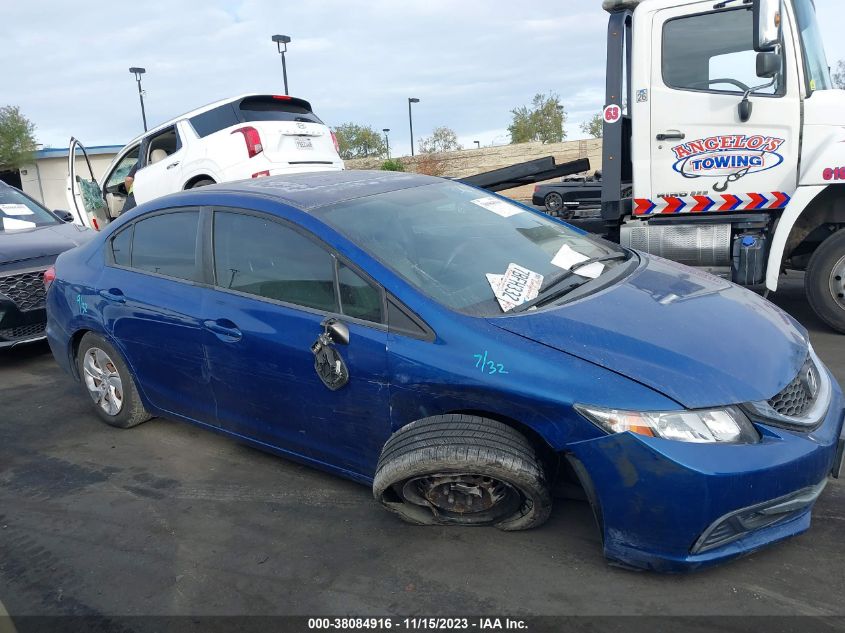 2013 HONDA CIVIC SDN LX 19XFB2F53DE242393