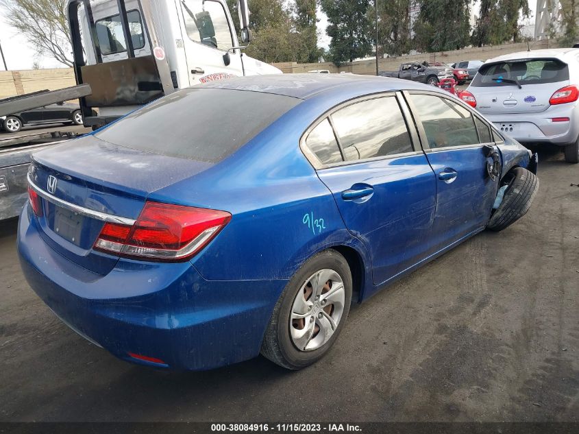 2013 HONDA CIVIC SDN LX 19XFB2F53DE242393