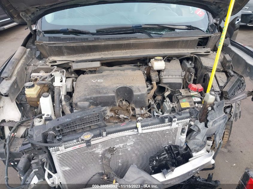 VIN 5N1DR2MN9KC598238 2019 NISSAN PATHFINDER S/SL/SV