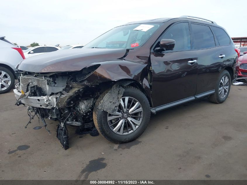 VIN 5N1DR2MN9KC598238 2019 NISSAN PATHFINDER S/SL/SV