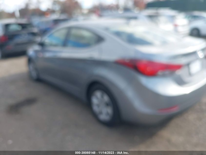 2016 HYUNDAI ELANTRA SE - 5NPDH4AE5GH750079