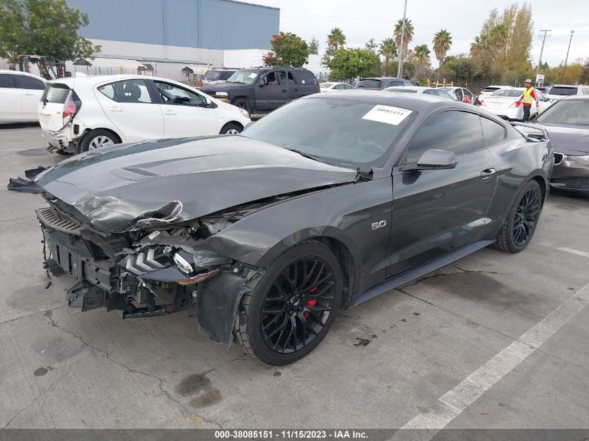 1FA6P8CF7K5140580 2019 FORD MUSTANG, photo no. 2