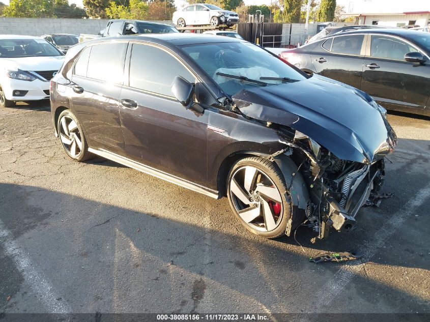 Lot #2536955592 2022 VOLKSWAGEN GOLF GTI 2.0T SE salvage car