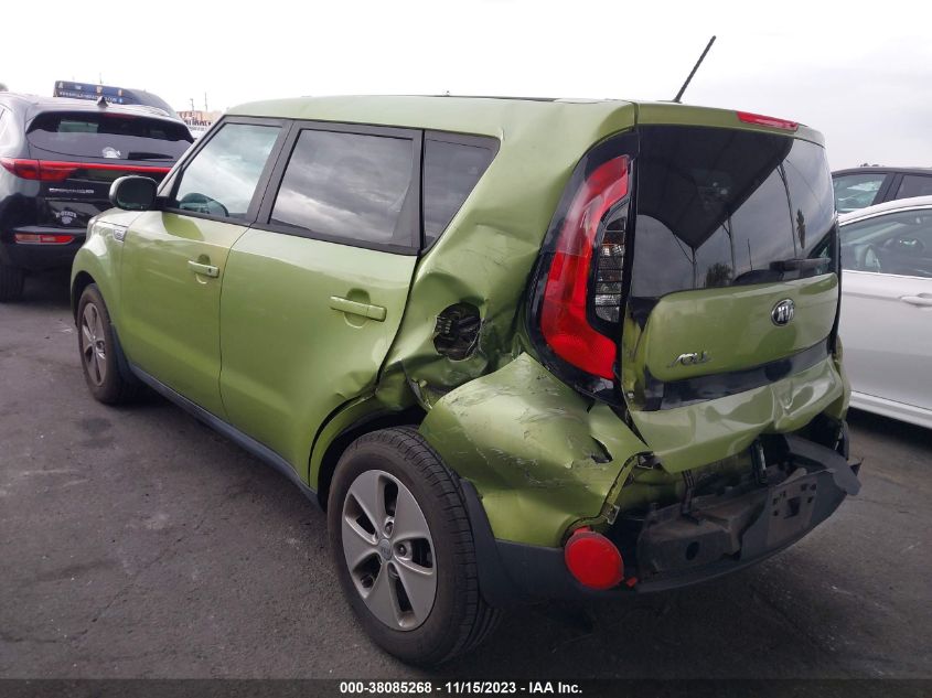 2016 KIA SOUL - KNDJN2A26G7831232