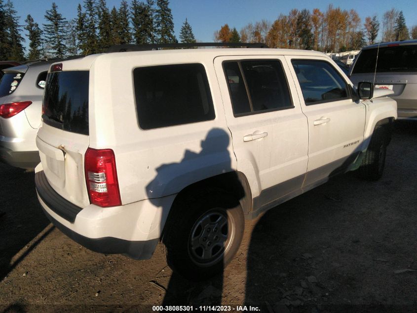 2015 JEEP PATRIOT SPORT - 1C4NJRBB9FD321705