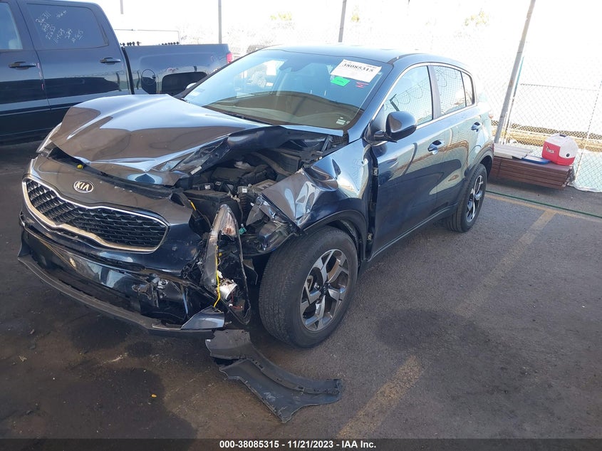 VIN KNDPM3AC5M7940028 2021 KIA SPORTAGE LX