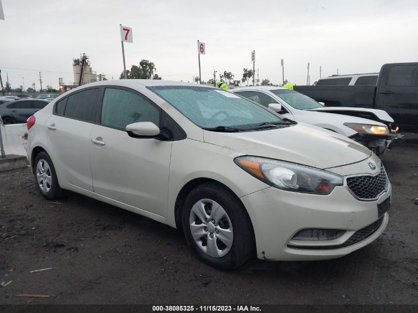 2015 KIA FORTE LX - KNAFK4A69F5313314