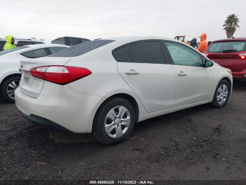 2015 KIA FORTE LX - KNAFK4A69F5313314