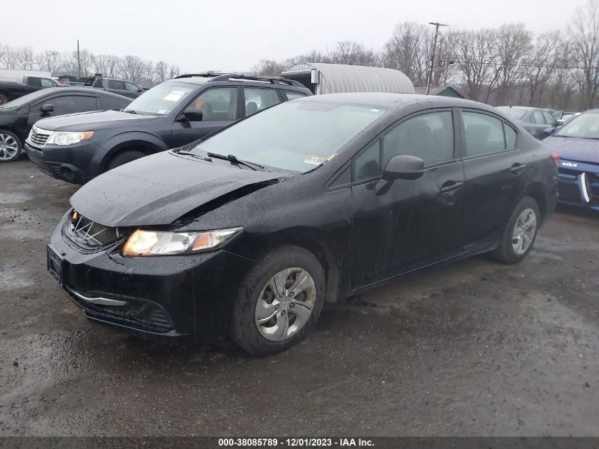 2013 HONDA CIVIC LX - 2HGFB2F51DH563628