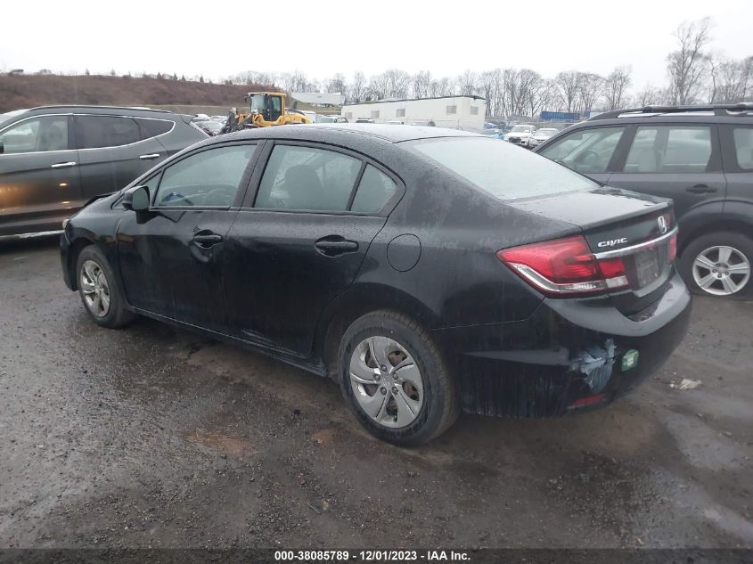 2013 HONDA CIVIC LX - 2HGFB2F51DH563628