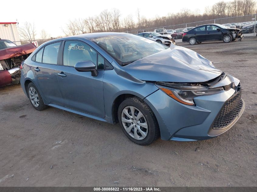 VIN: 5YFEPMAE7MP186389 2021 TOYOTA COROLLA LE