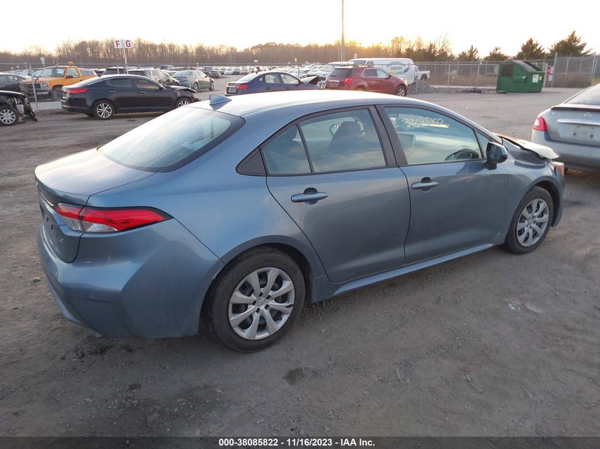 VIN 5YFEPMAE7MP186389 2021 TOYOTA COROLLA LE
