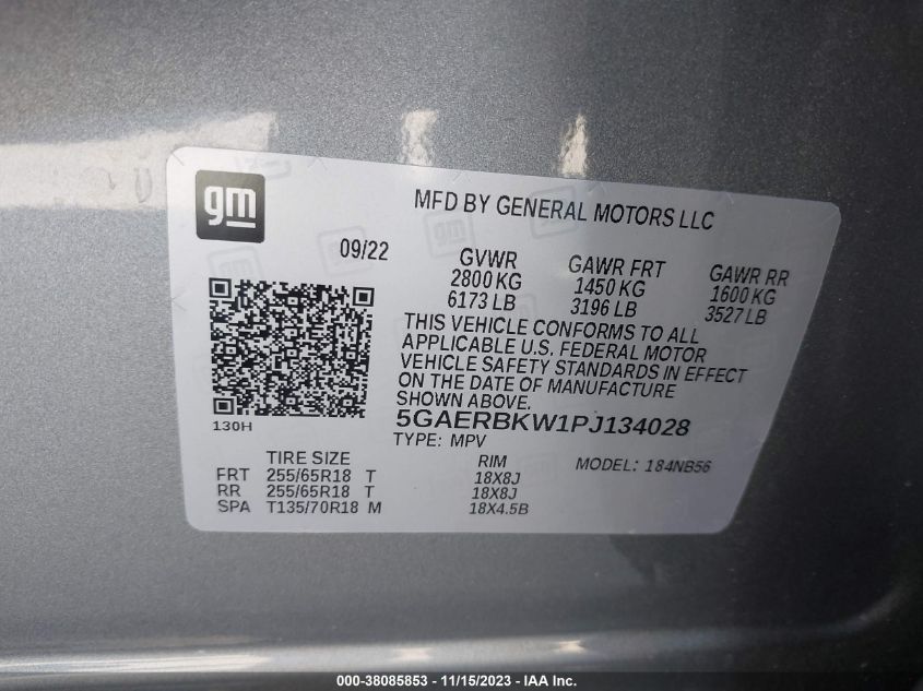 2023 BUICK ENCLAVE ESSENCE - 5GAERBKW1PJ134028