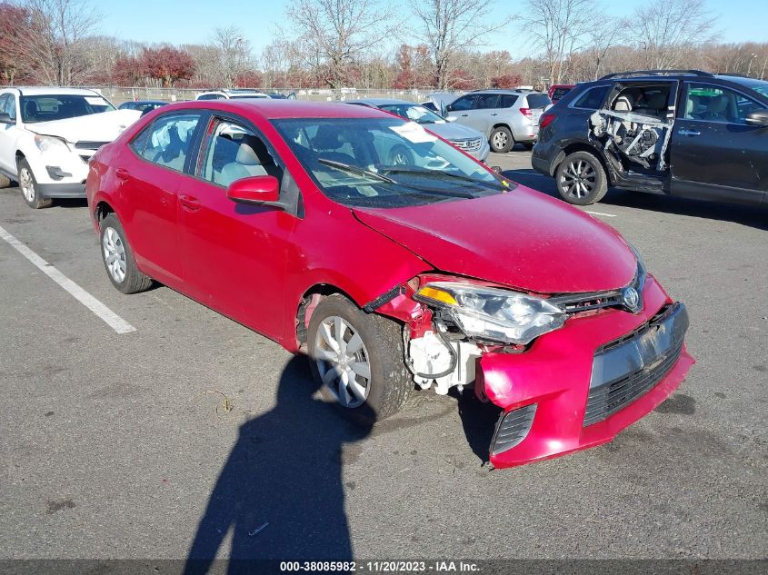 2016 TOYOTA COROLLA LE - 2T1BURHE5GC709637