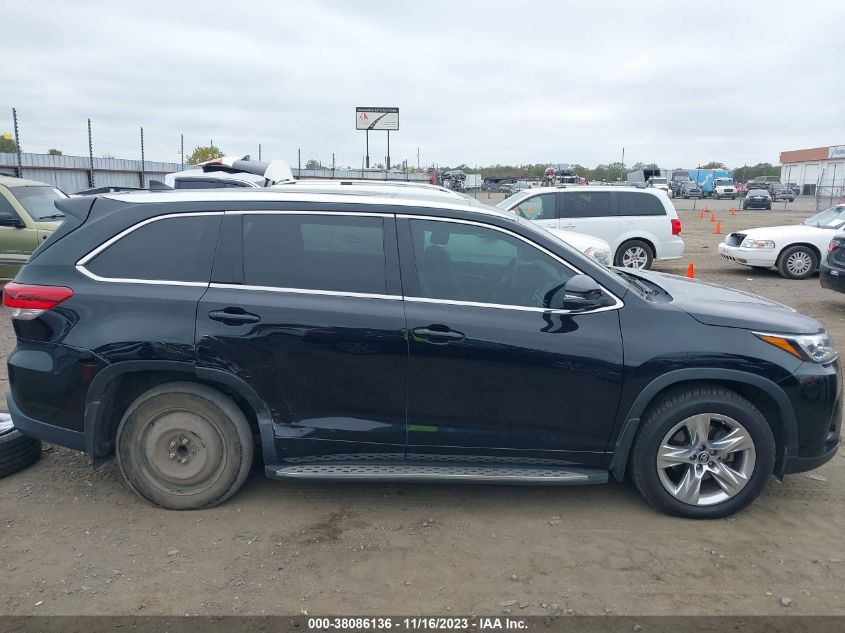 VIN 5TDYZRFH6HS197064 2017 TOYOTA HIGHLANDER LIMITED/LTD PLATINUM