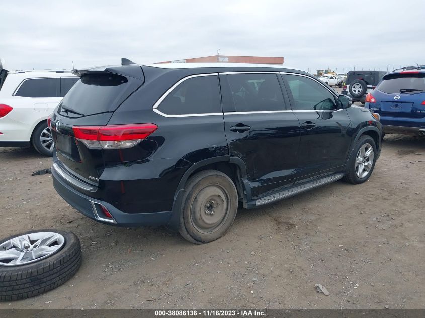 VIN 5TDYZRFH6HS197064 2017 TOYOTA HIGHLANDER LIMITED/LTD PLATINUM