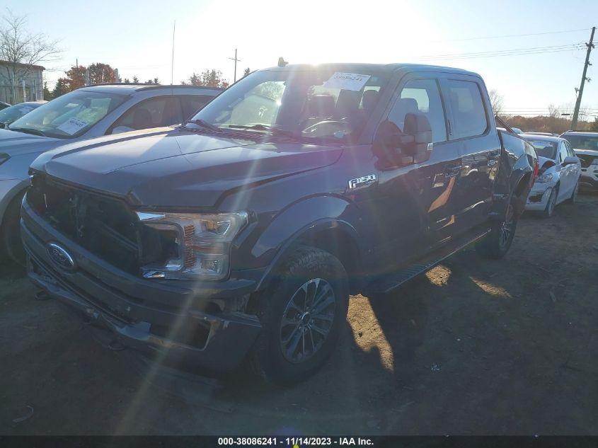 2018 FORD F-150 LARIAT - 1FTEW1EGXJFB68047