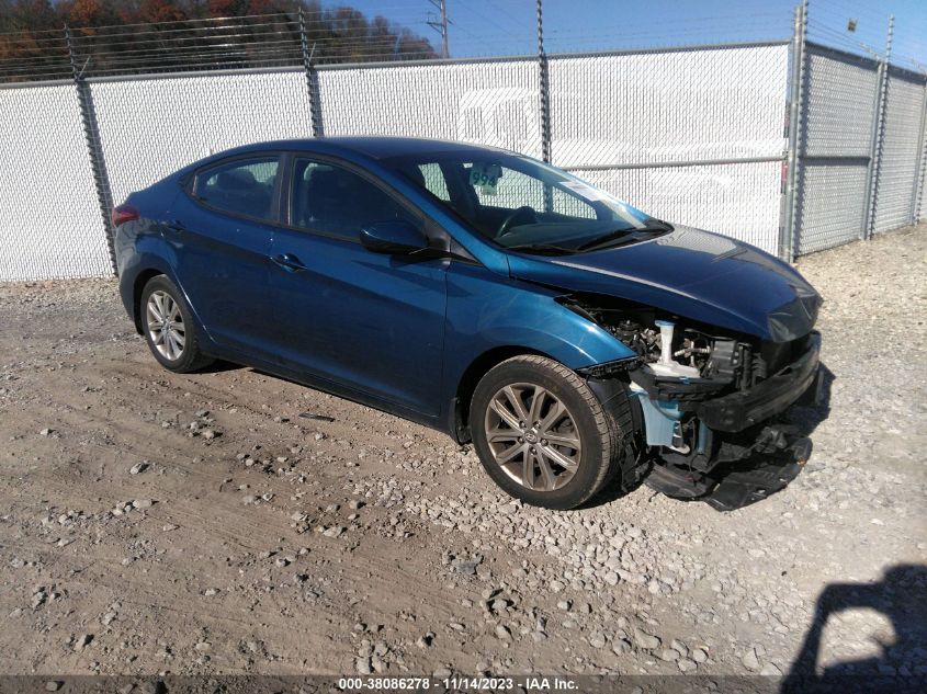 2014 HYUNDAI ELANTRA SE - KMHDH4AE0EU181639
