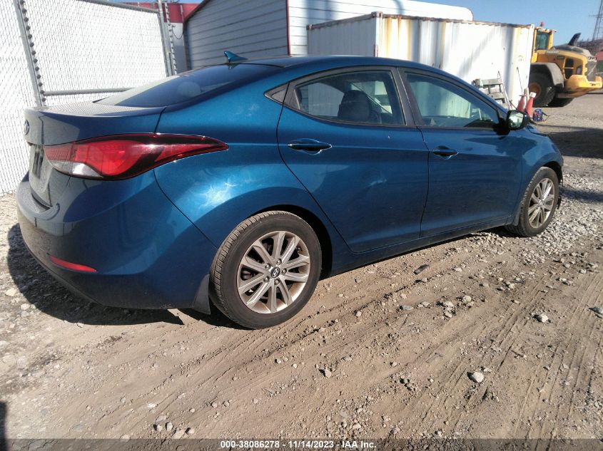 2014 HYUNDAI ELANTRA SE - KMHDH4AE0EU181639