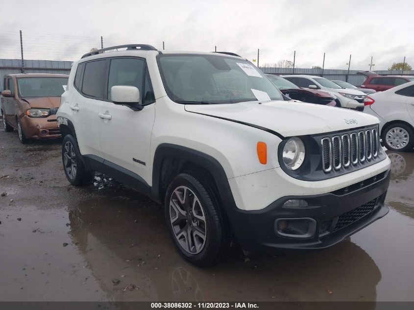 2017 JEEP RENEGADE LATITUDE - ZACCJBBB2HPE8600
