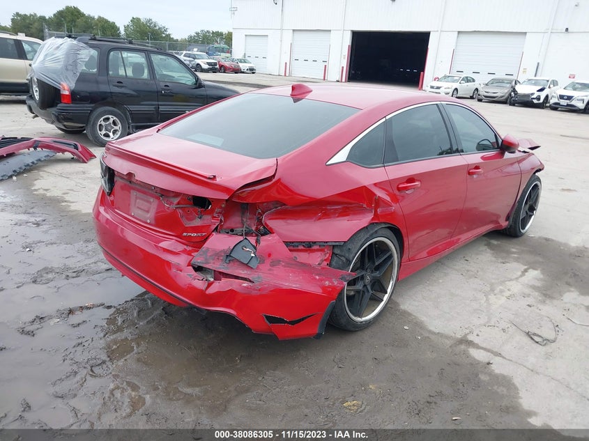 VIN 1HGCV1F34KA165649 2019 HONDA ACCORD SPORT